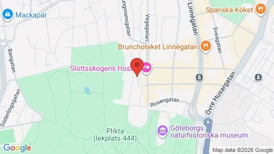 Lägenheter att hyra i Majorna-Linné - kort over placeringen