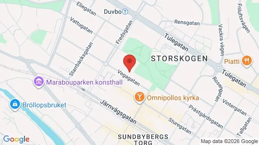 Lägenheter att hyra i Sundbyberg - kort over placeringen