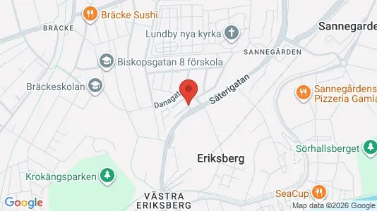 Lägenheter att hyra i Västra hisingen - kort over placeringen