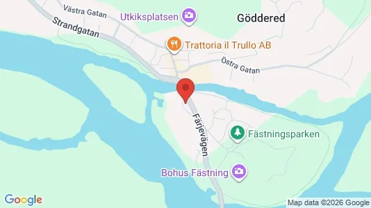 Lägenheter att hyra i Kungälv - kort over placeringen