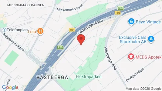 Lägenheter att hyra i Söderort - kort over placeringen