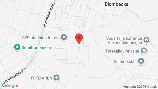Lägenheter att hyra i Södertälje - kort over placeringen