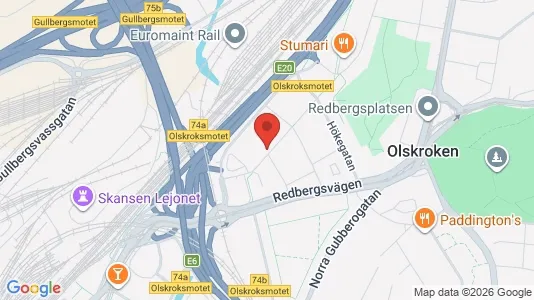 Lägenheter att hyra i Örgryte-Härlanda - kort over placeringen