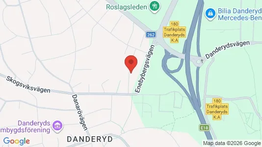 Lägenheter att hyra i Danderyd - kort over placeringen