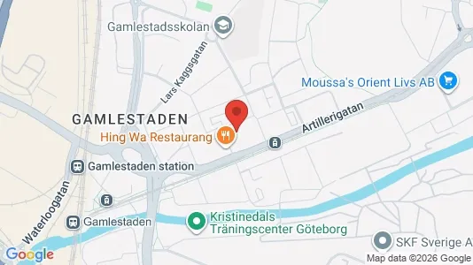 Lägenheter att hyra i Göteborg Östra - kort over placeringen