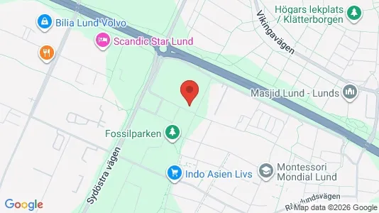 Lägenheter att hyra i Lund - kort over placeringen
