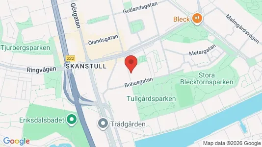 Lägenheter att hyra i Södermalm - kort over placeringen