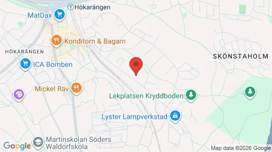Lägenheter att hyra i Söderort - kort over placeringen