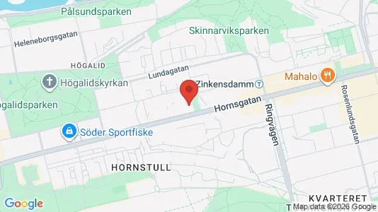 Lägenheter att hyra i Södermalm - kort over placeringen