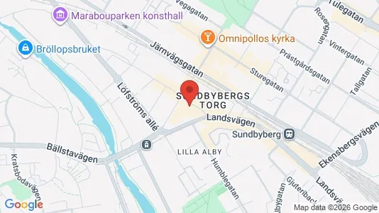 Lägenheter att hyra i Sundbyberg - kort over placeringen