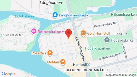 Lägenheter att hyra i Södermalm - kort over placeringen