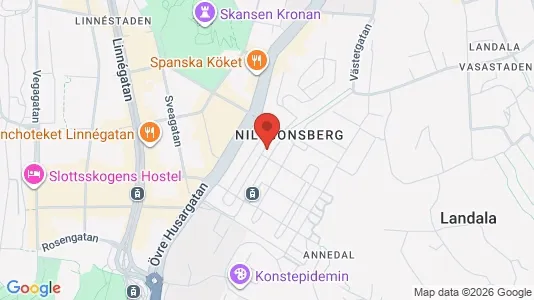 Lägenheter att hyra i Göteborg Centrum - kort over placeringen