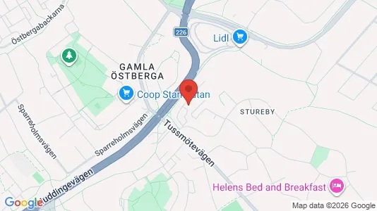 Lägenheter att hyra i Söderort - kort over placeringen