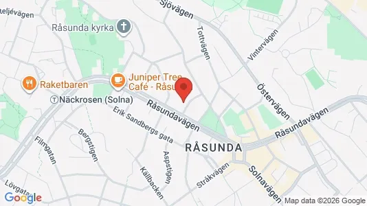 Lägenheter att hyra i Solna - kort over placeringen