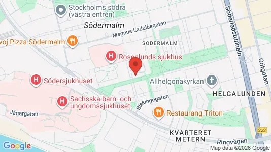 Lägenheter att hyra i Södermalm - kort over placeringen