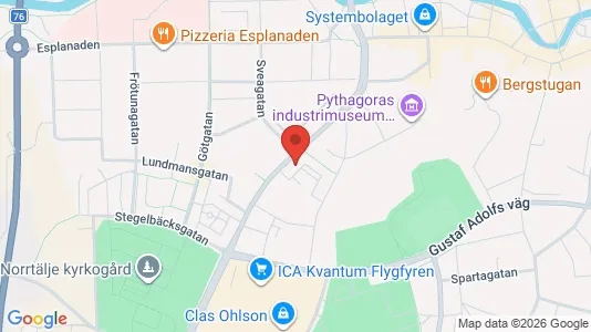 Lägenheter att hyra i Norrtälje - kort over placeringen
