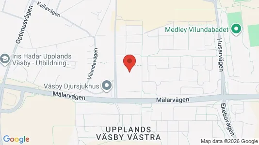 Lägenheter att hyra i Upplands Väsby - kort over placeringen