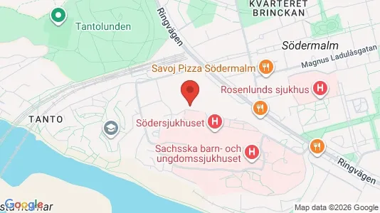 Lägenheter att hyra i Södermalm - kort over placeringen