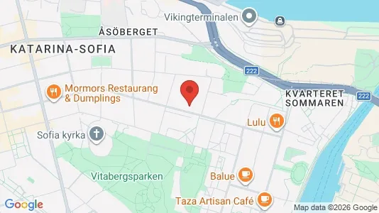 Lägenheter att hyra i Södermalm - kort over placeringen