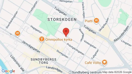Lägenheter att hyra i Sundbyberg - kort over placeringen