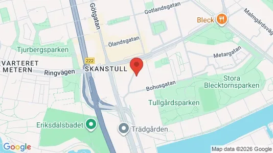 Lägenheter att hyra i Södermalm - kort over placeringen