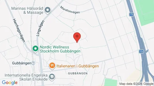 Lägenheter att hyra i Söderort - kort over placeringen