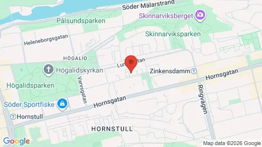 Lägenheter att hyra i Södermalm - kort over placeringen