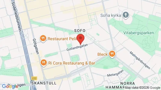 Lägenheter att hyra i Södermalm - kort over placeringen