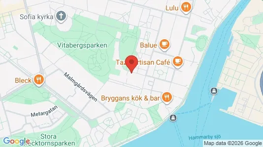 Lägenheter att hyra i Södermalm - kort over placeringen