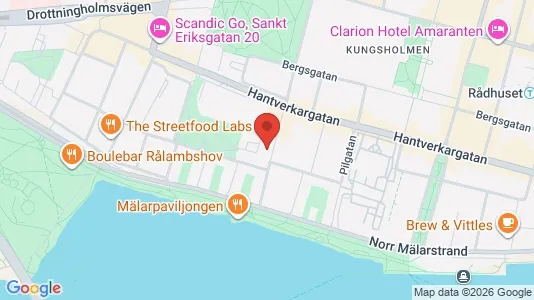 Lägenheter att hyra i Kungsholmen - kort over placeringen
