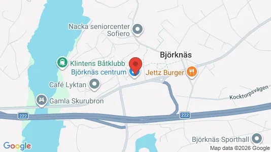 Lägenheter att hyra i Nacka - kort over placeringen