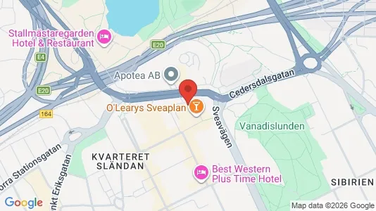 Lägenheter att hyra i Vasastan - kort over placeringen