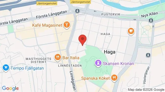 Lägenheter att hyra i Göteborg Centrum - kort over placeringen