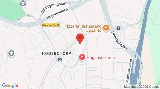 Lägenheter att hyra i Majorna-Linné - kort over placeringen