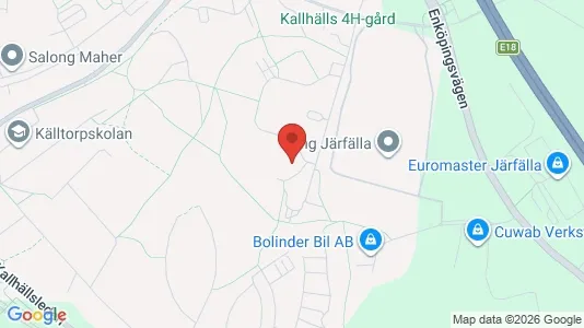 Lägenheter att hyra i Järfälla - kort over placeringen