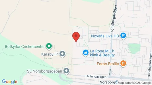 Lägenheter att hyra i Botkyrka - kort over placeringen