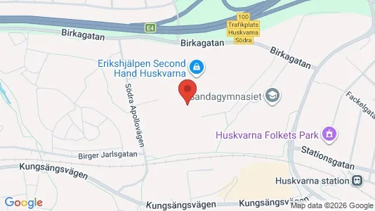 Lägenheter att hyra i Jönköping - kort over placeringen