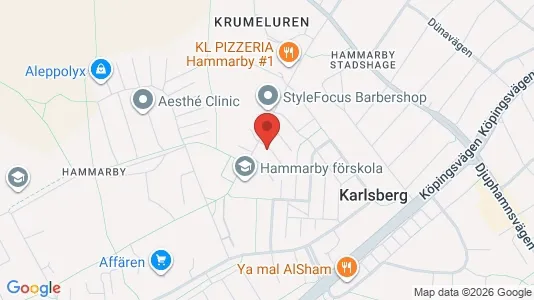 Lägenheter att hyra i Västerås - kort over placeringen
