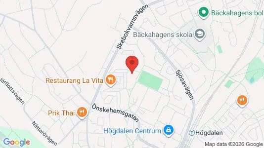 Lägenheter att hyra i Söderort - kort over placeringen