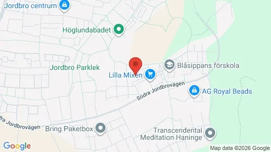 Lägenheter att hyra i Haninge - kort over placeringen