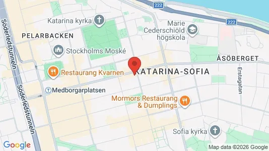 Lägenheter att hyra i Södermalm - kort over placeringen