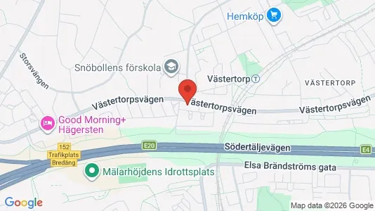 Lägenheter att hyra i Söderort - kort over placeringen