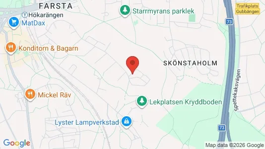 Lägenheter att hyra i Söderort - kort over placeringen