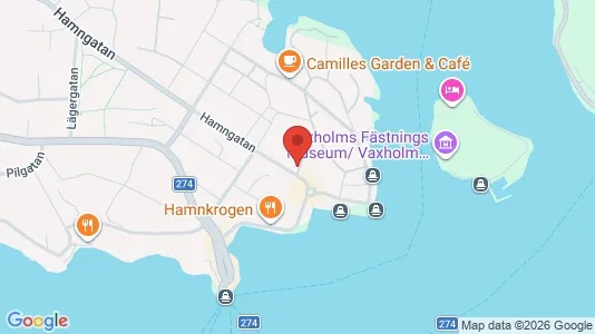 Lägenheter att hyra i Vaxholm - kort over placeringen