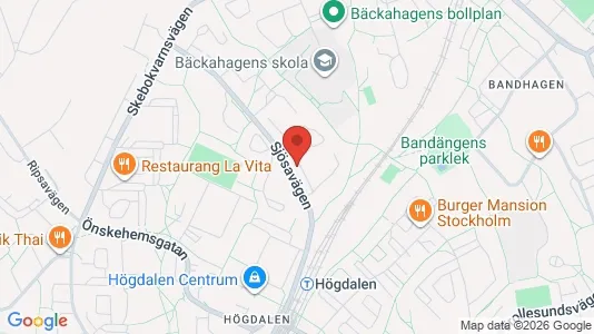 Lägenheter att hyra i Söderort - kort over placeringen