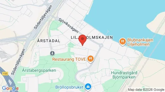Lägenheter att hyra i Södermalm - kort over placeringen
