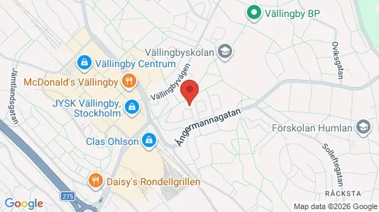 Lägenheter att hyra i Västerort - kort over placeringen