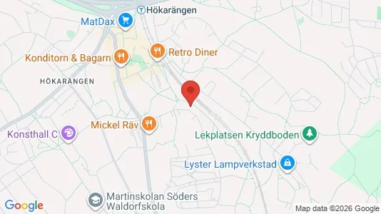 Lägenheter att hyra i Söderort - kort over placeringen
