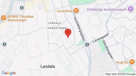 Lägenheter att hyra i Göteborg Centrum - kort over placeringen