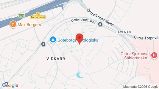 Lägenheter att hyra i Örgryte-Härlanda - kort over placeringen